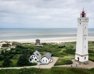 Blåvandshuk Fyr er stadig et pejlemærke ved Vesterhavet