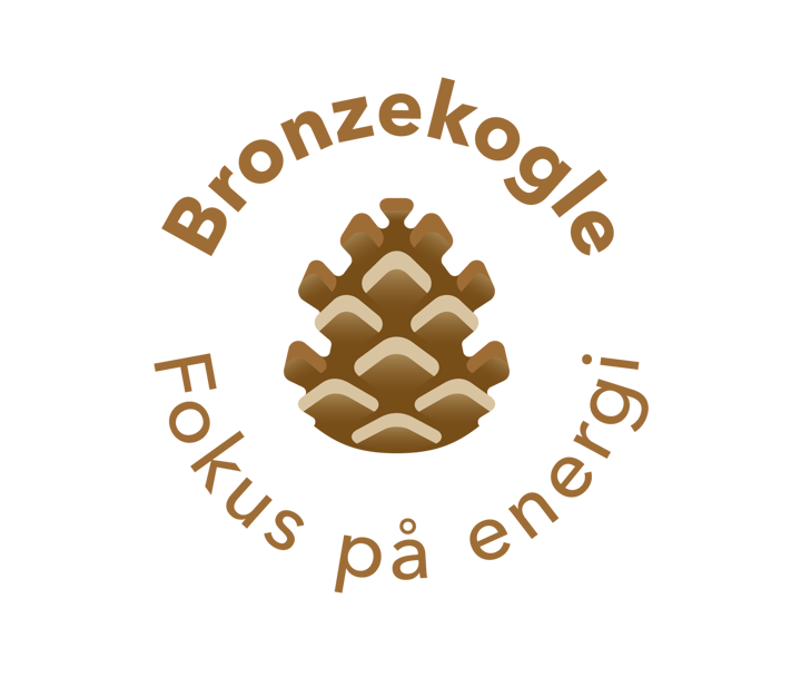 Bronzekogle – Fokus på energi: Et virkelig godt mærke, der omfatter hele 90% af kilderne til energiforbruget i feriehuset såsom opvarmning, vandvarmer og hårde hvidevarer.