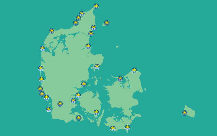 Vi er til stede i hele landet 