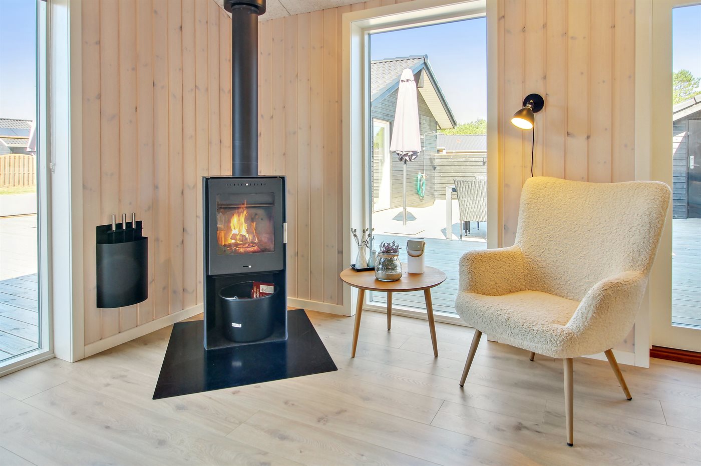 Sommerhus med brændeovn - Varme og hygge